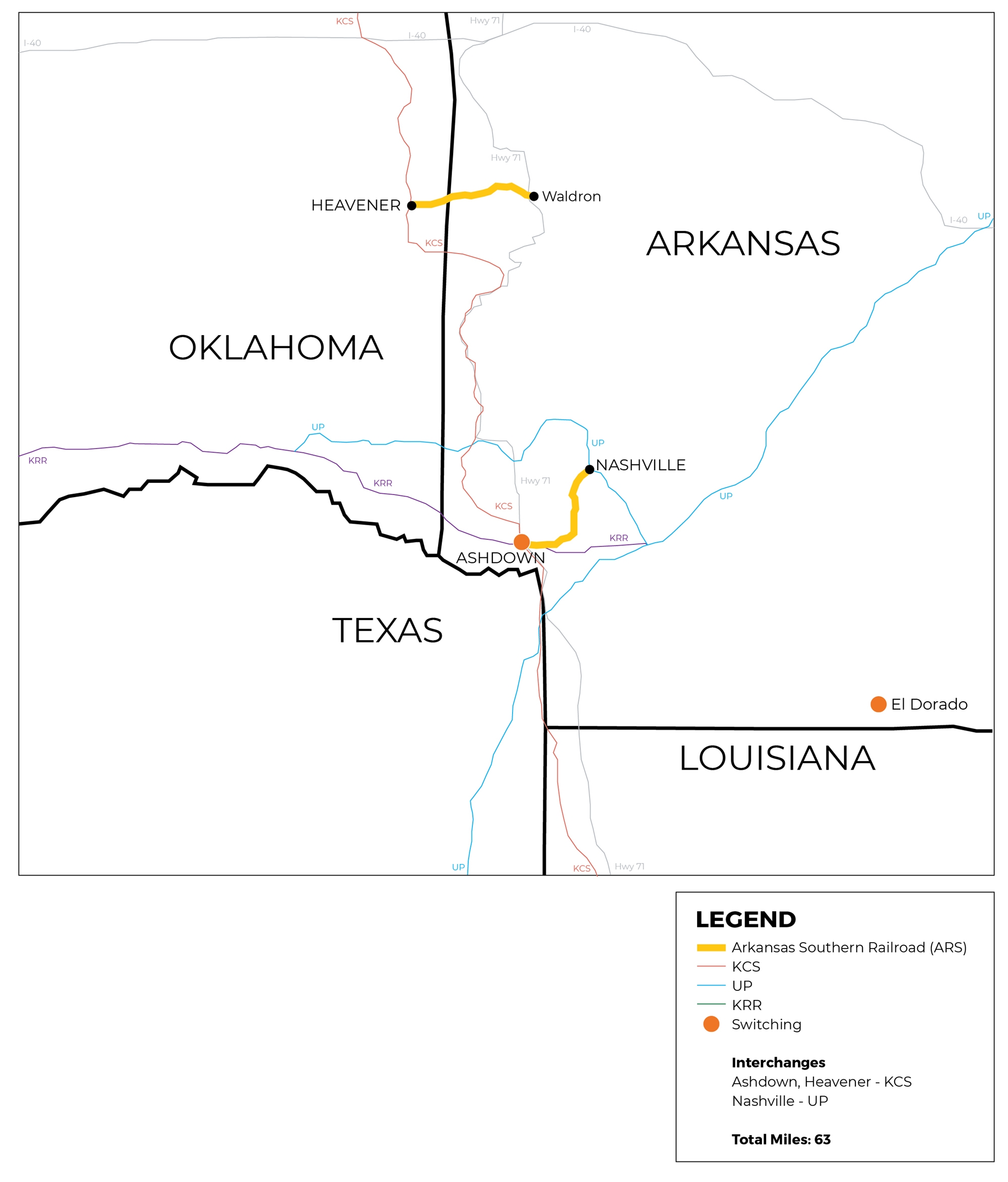 Arkansas Southern Railroad (ARS) - Watco